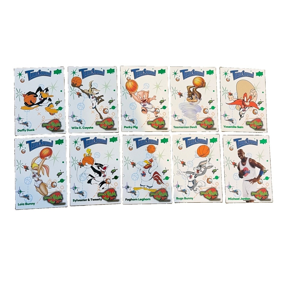 2026 Upper Deck Space Jam 30th Anniversary Complete Set #1-10 Michael NM